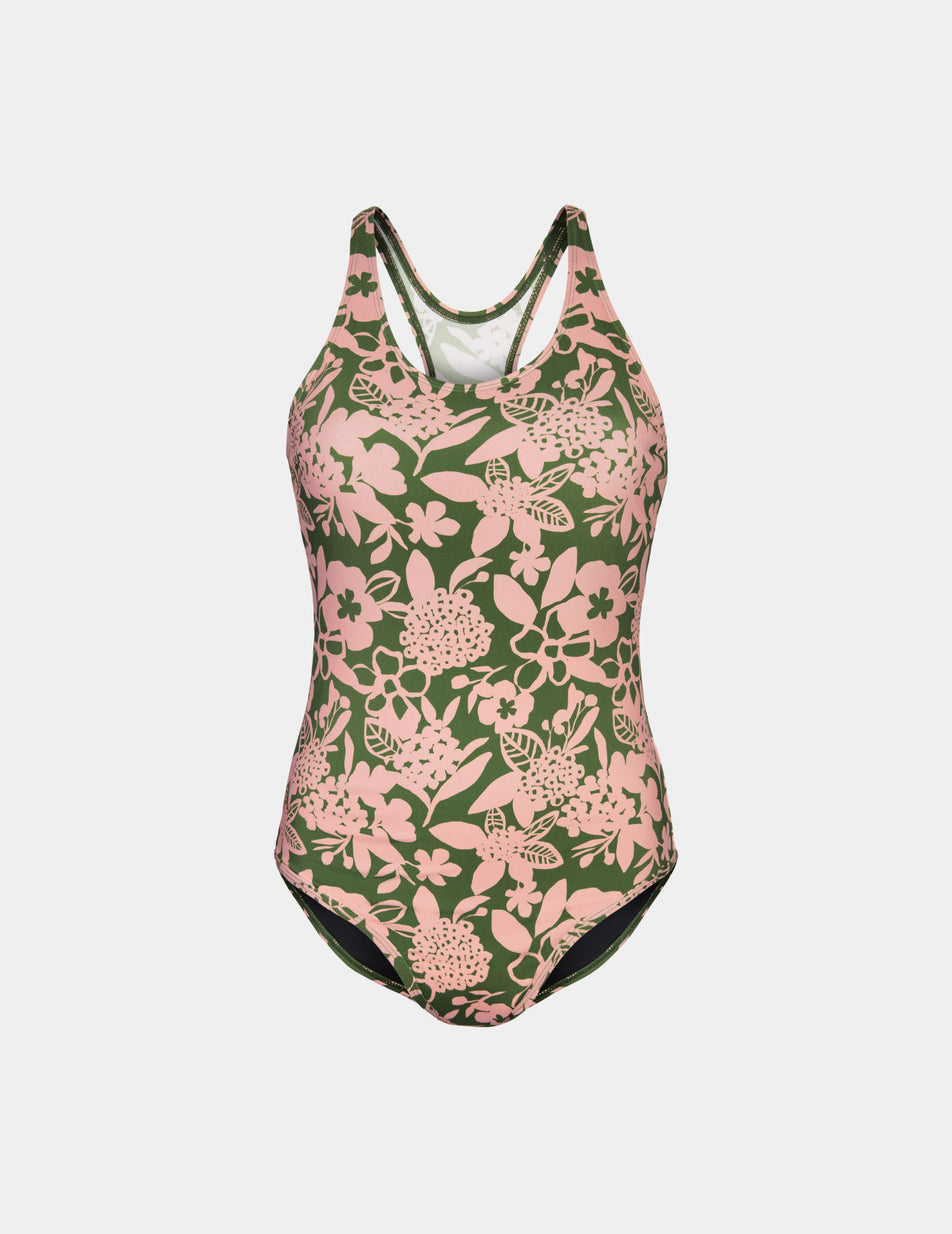 Flower Knix Teen Period Sport Swimsuit Swimsuits | HUOTWE-201