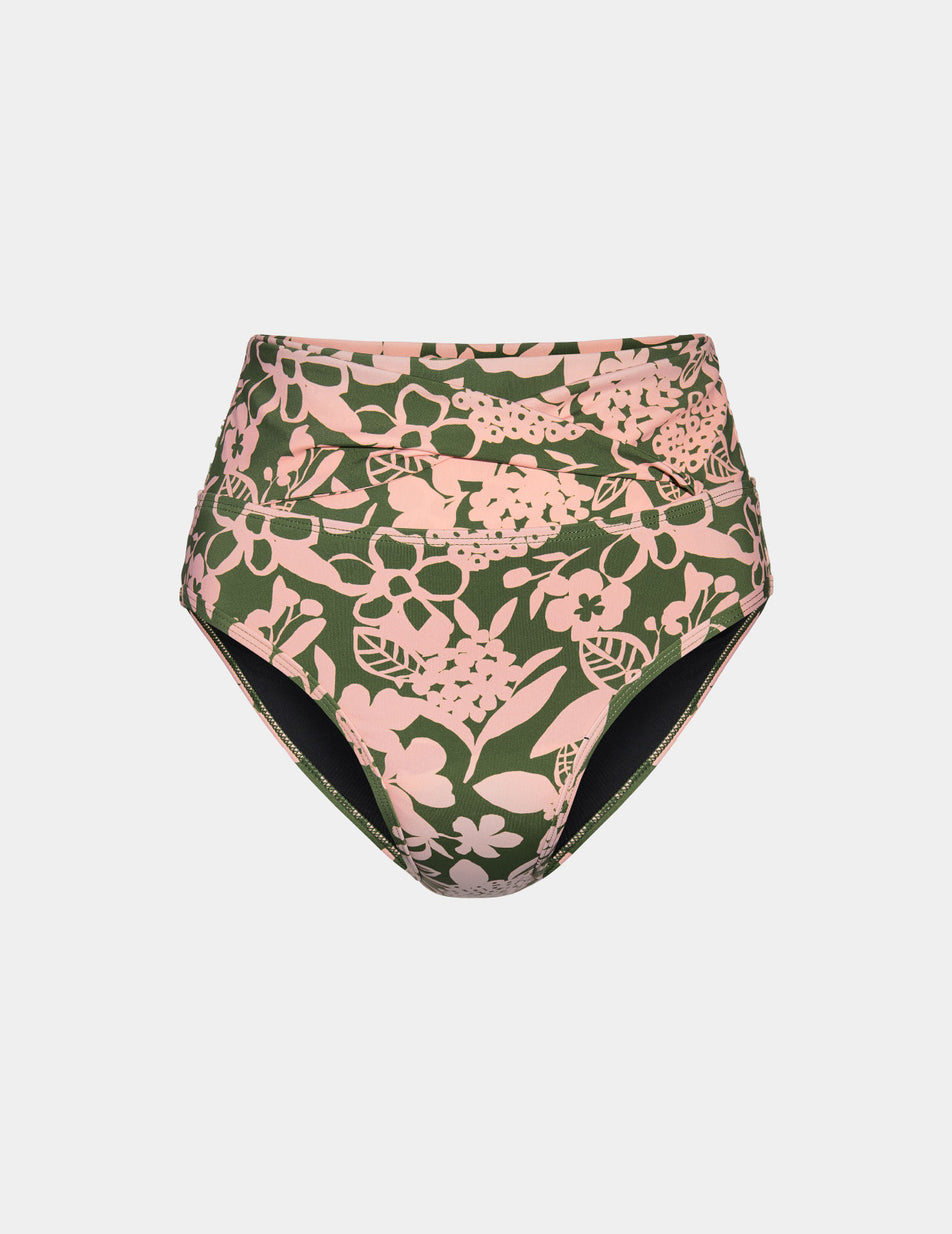 Green Knix Teen Period Swim Twist High Rise Bikini Bottoms | RKCHIJ-853