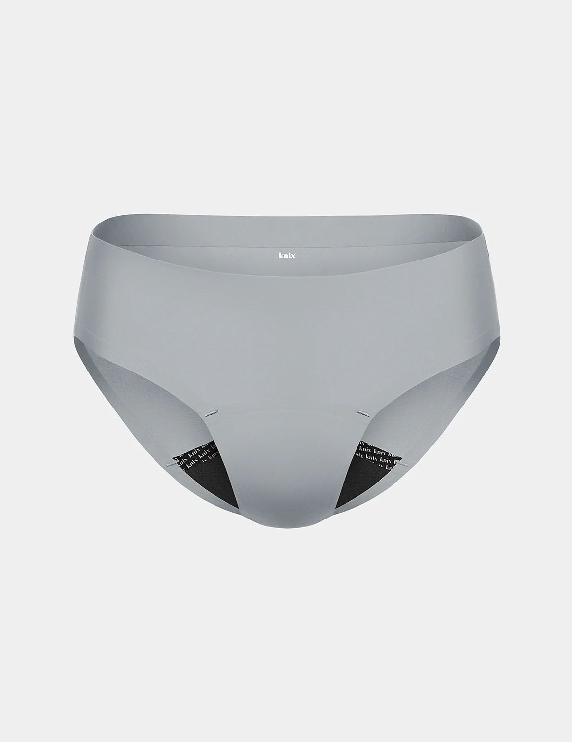 Grey Knix Light Leakproof No-Show Bikini Bottoms | NUJROF-485