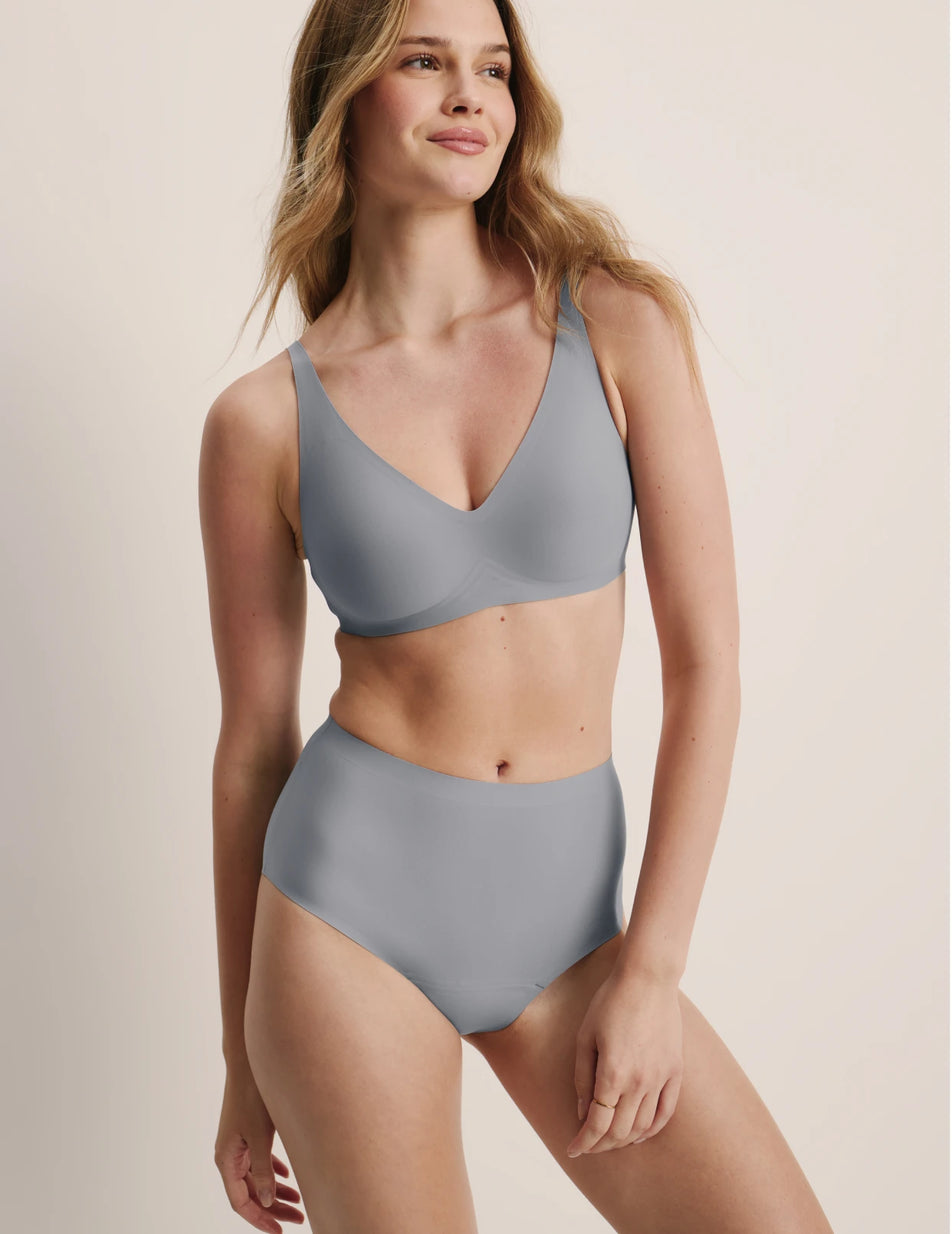 Grey Knix Revolution V-Neck Bras | JKHTFW-013