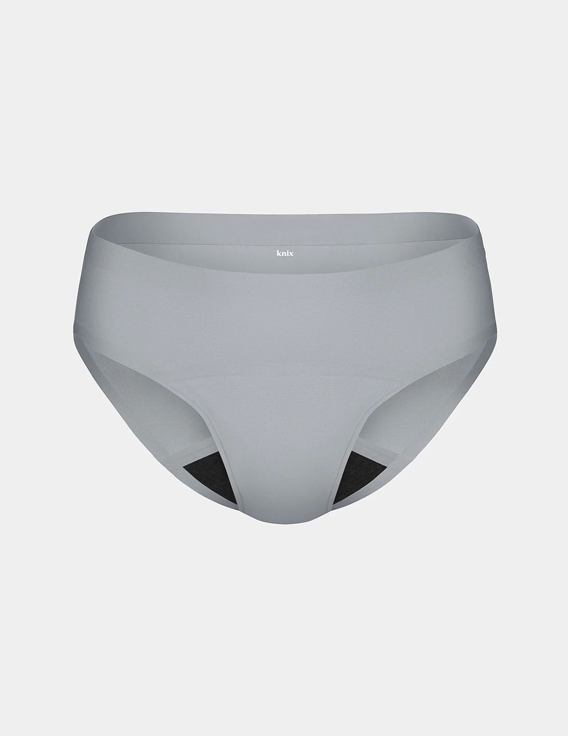 Grey Knix Super Leakproof® No-Show Bikini Bottoms | CIGWUX-024