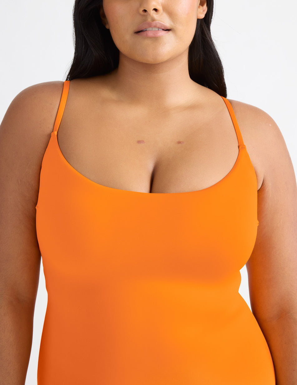 Orange Knix Classic One Piece Swimsuits | SGAKLU-065