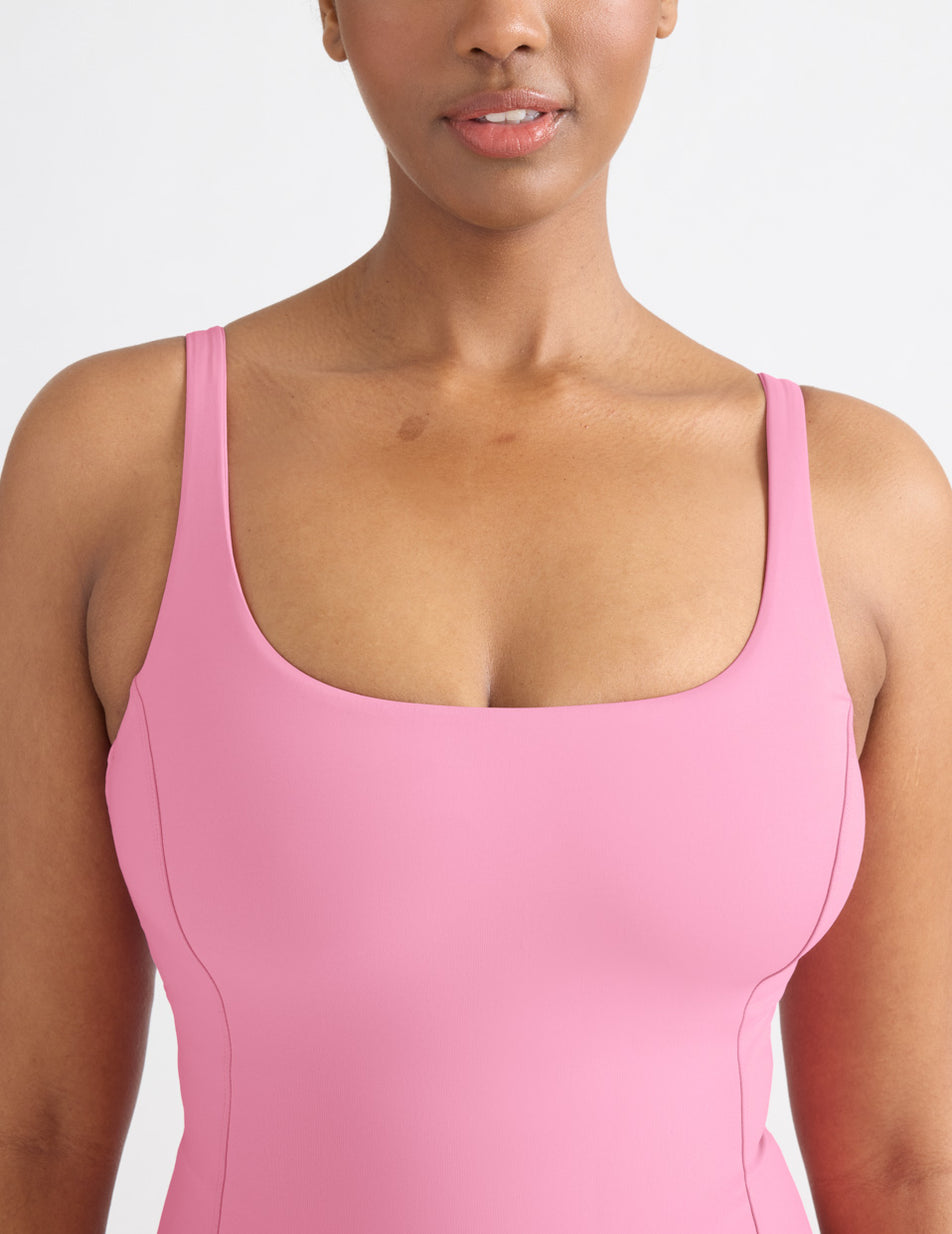 Pink Knix Cinch Shaper One Piece Swimsuits | CXSKEG-392