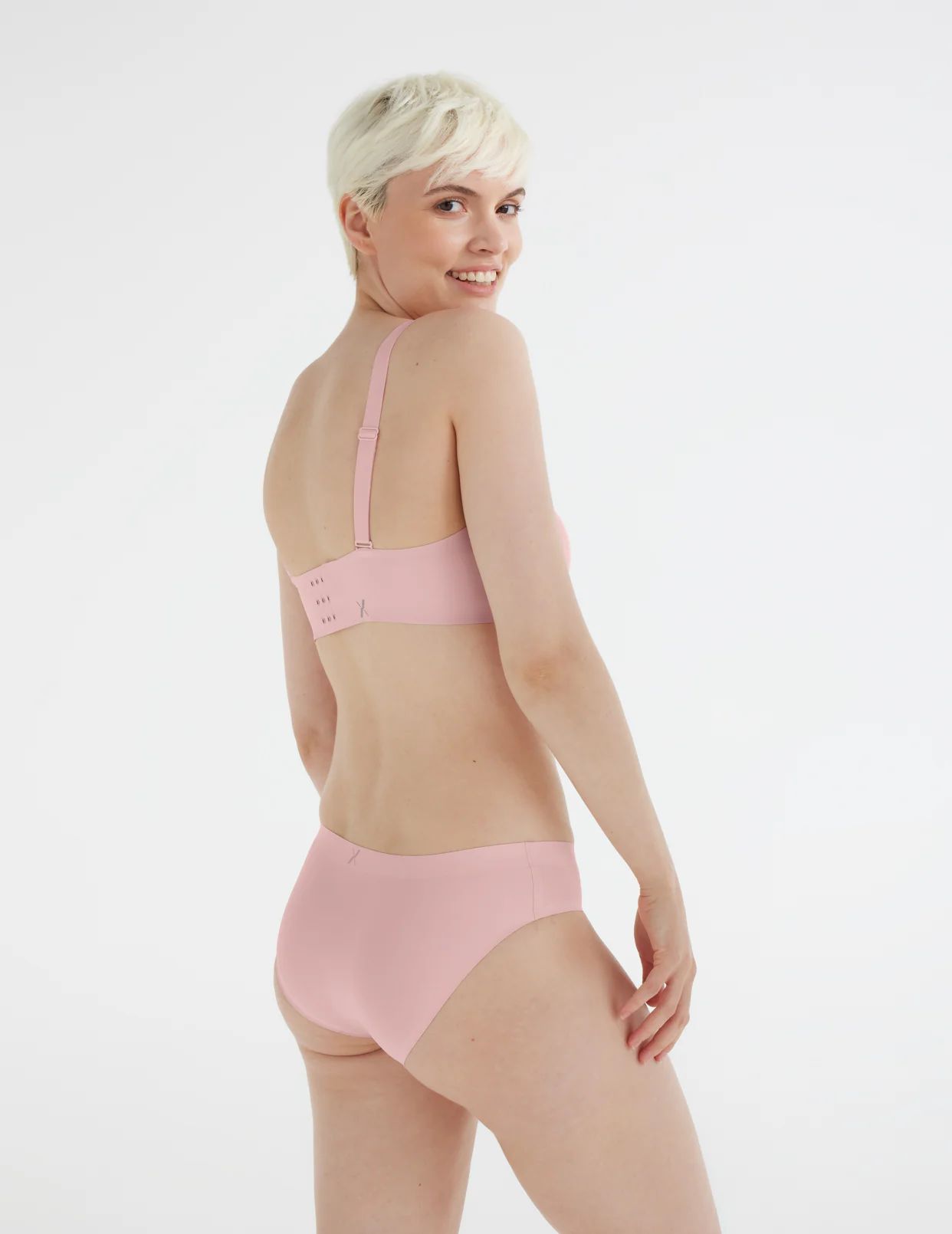 Pink Knix Essential No-Show Bikini Bottoms | LHAUZE-476