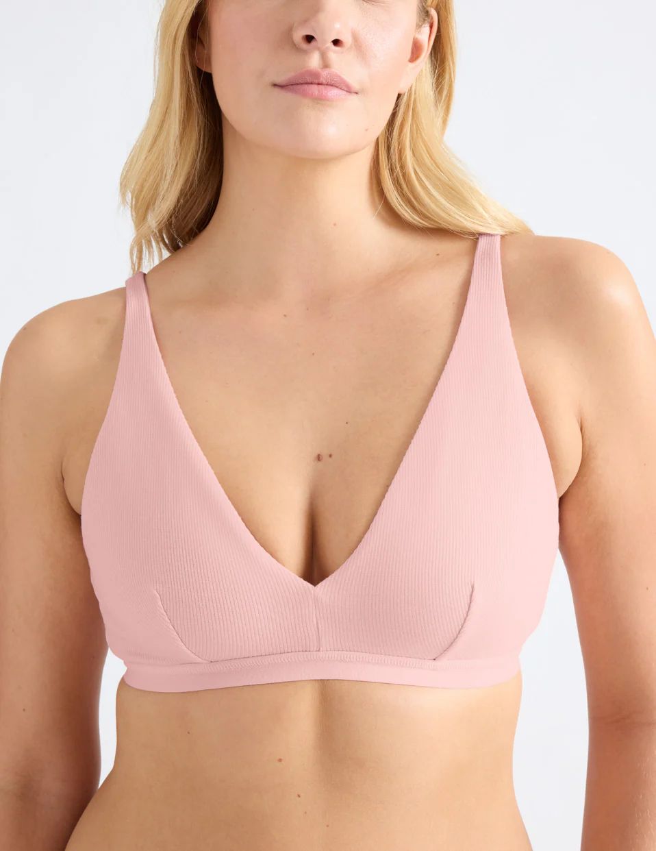 Pink Knix Micro Modal Rib Bras | GTIJRA-307