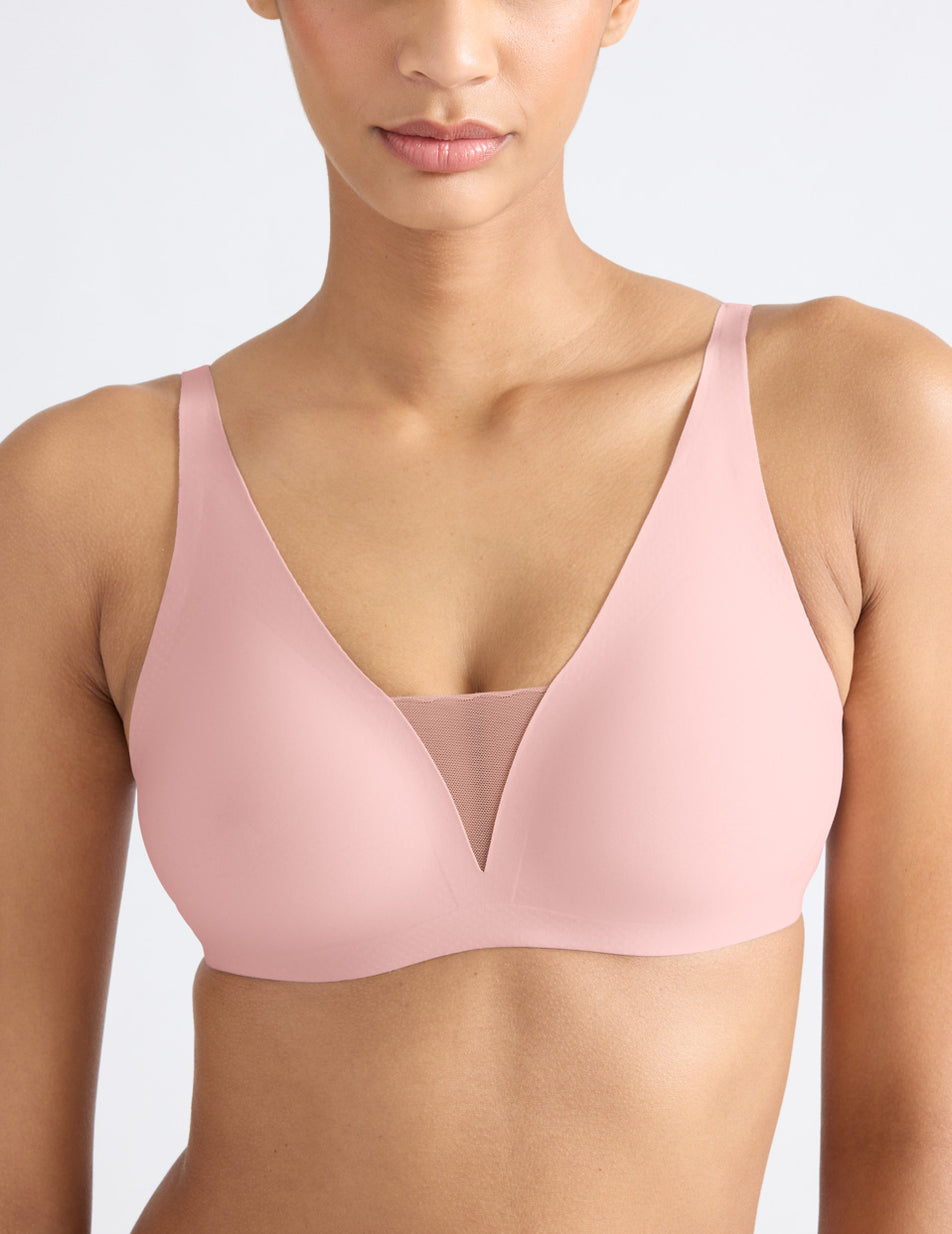 Pink Knix Revolution Shadow Mesh Bras | QMROXA-953