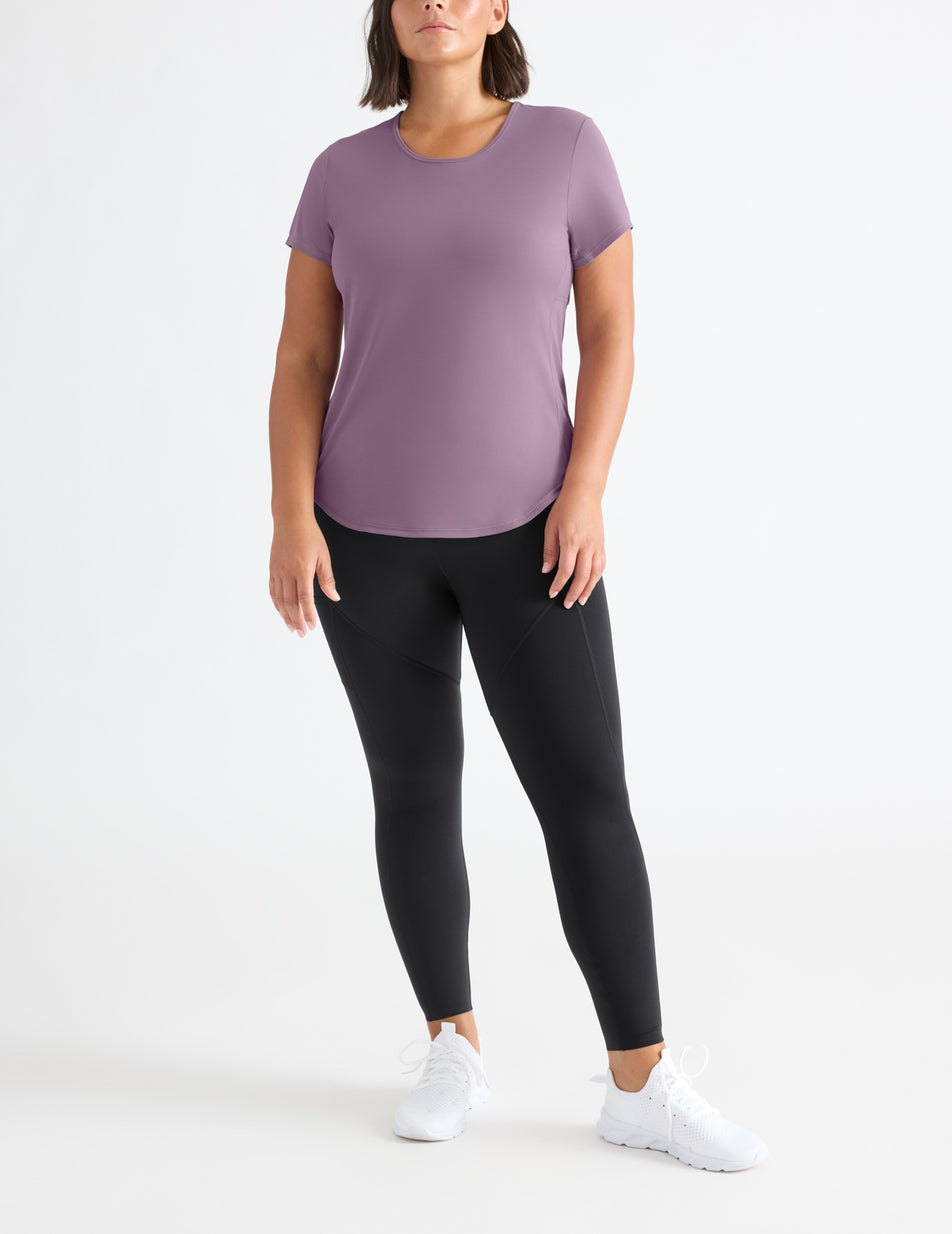 Purple Knix Momenta Active T Shirts | MGFXBD-658