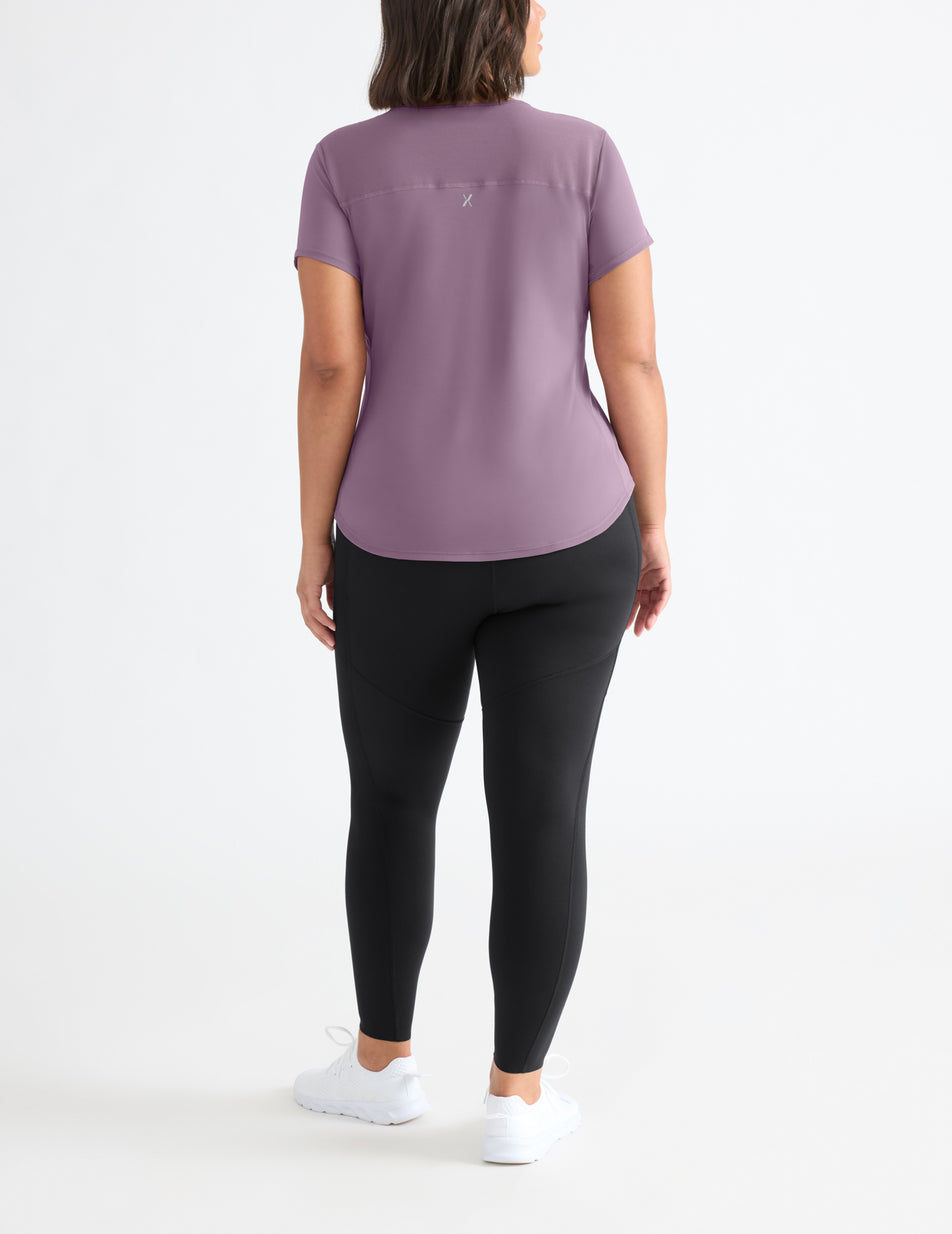 Purple Knix Momenta Active T Shirts | MGFXBD-658