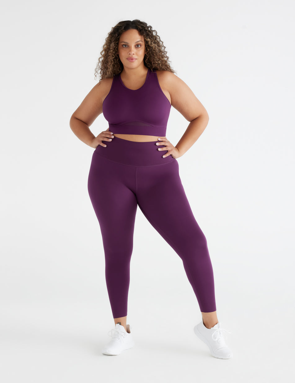 Purple Knix Momenta Racerback Sports Bras | AYNDHX-418