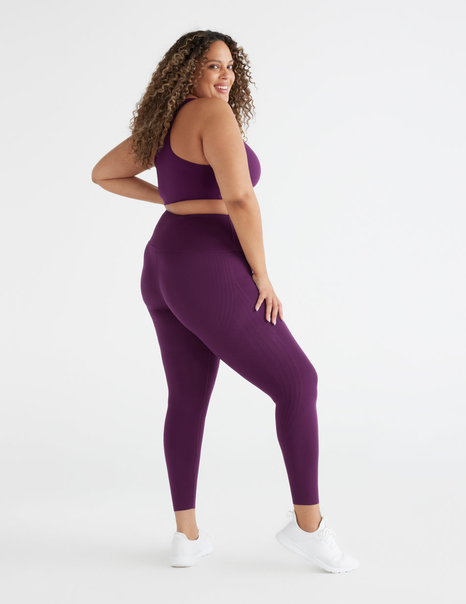 Purple Knix Momenta Racerback Sports Bras | AYNDHX-418