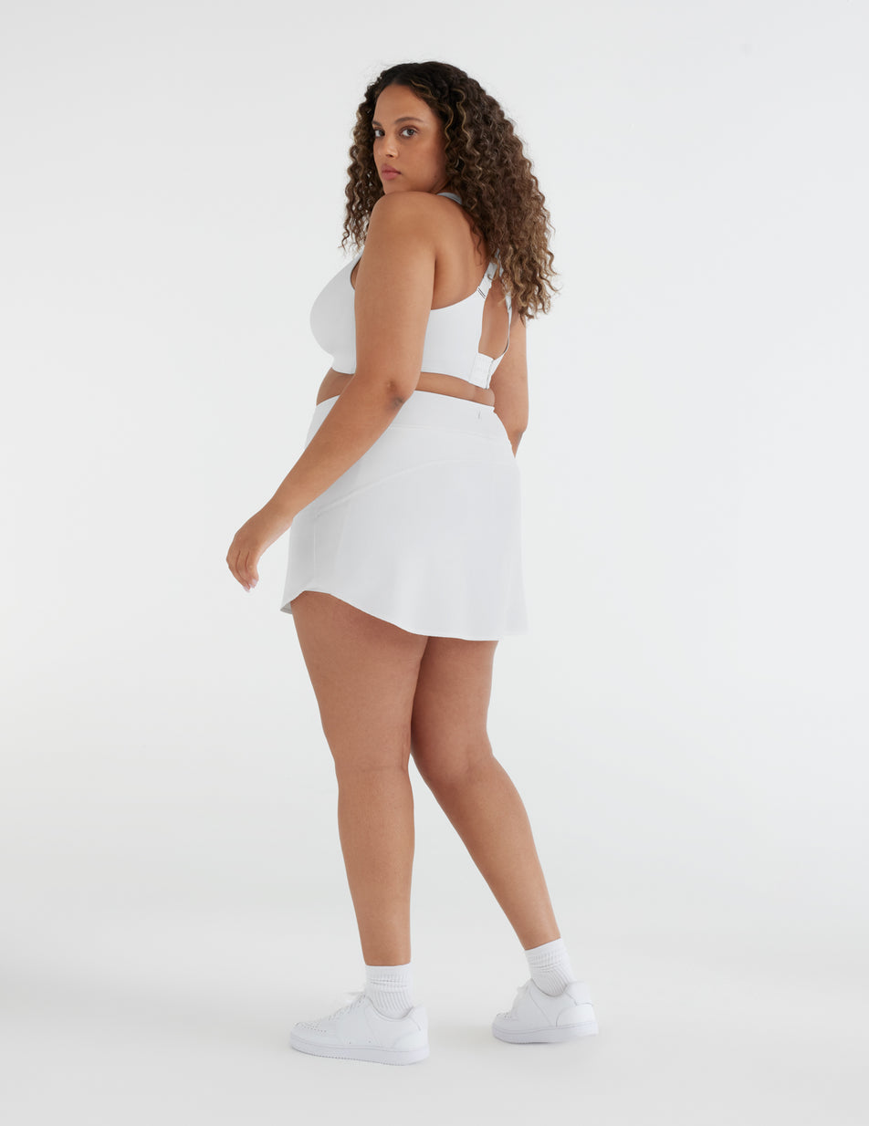 White Knix LeakStrong™ Leakproof Skort Skirts | MZTPDA-504