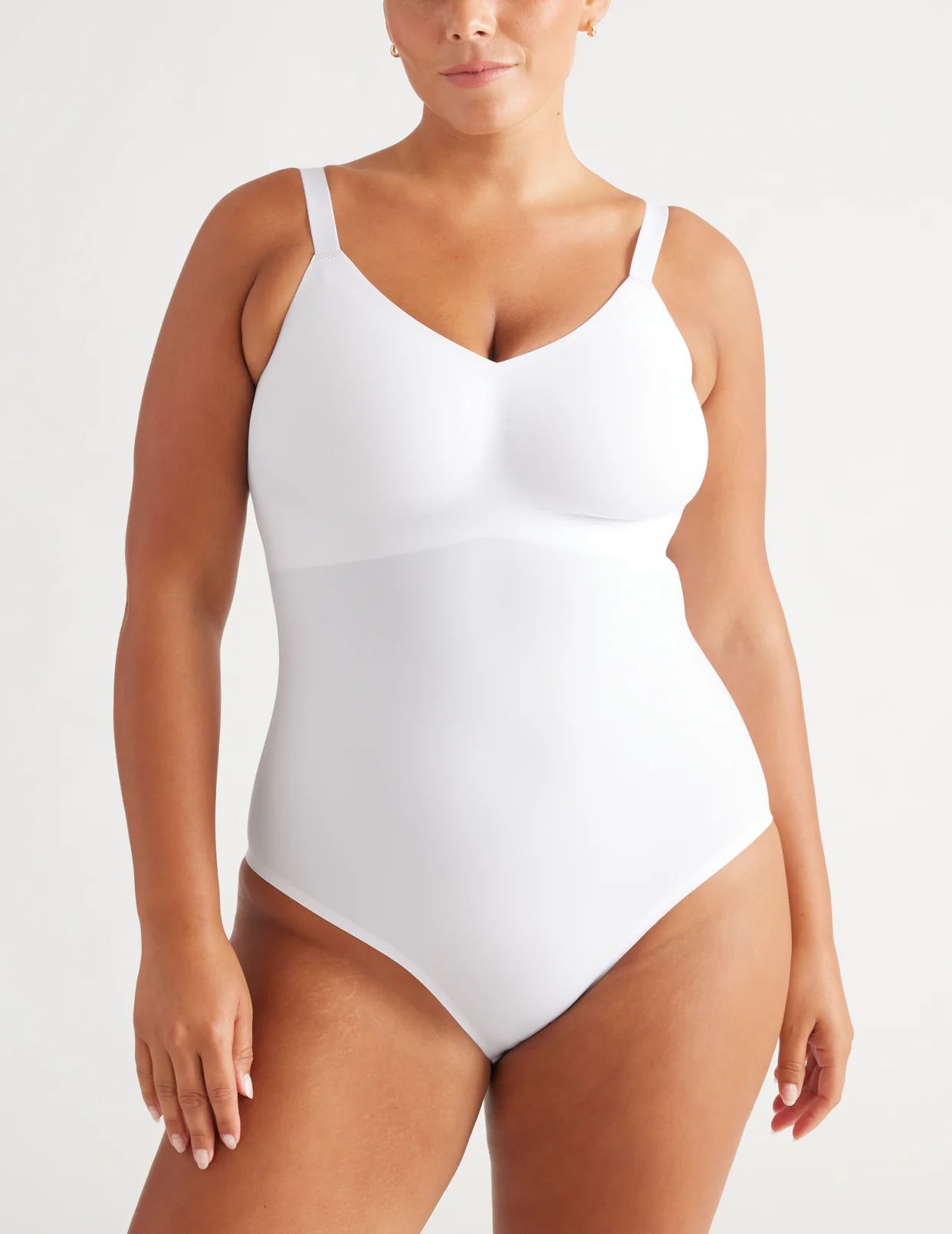 White Knix LuxeLift Bodysuit | VRZSMG-730