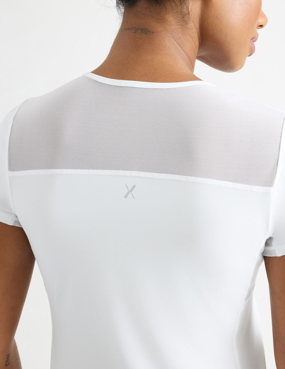 White Knix Momenta Active T Shirts | SQHXOG-361