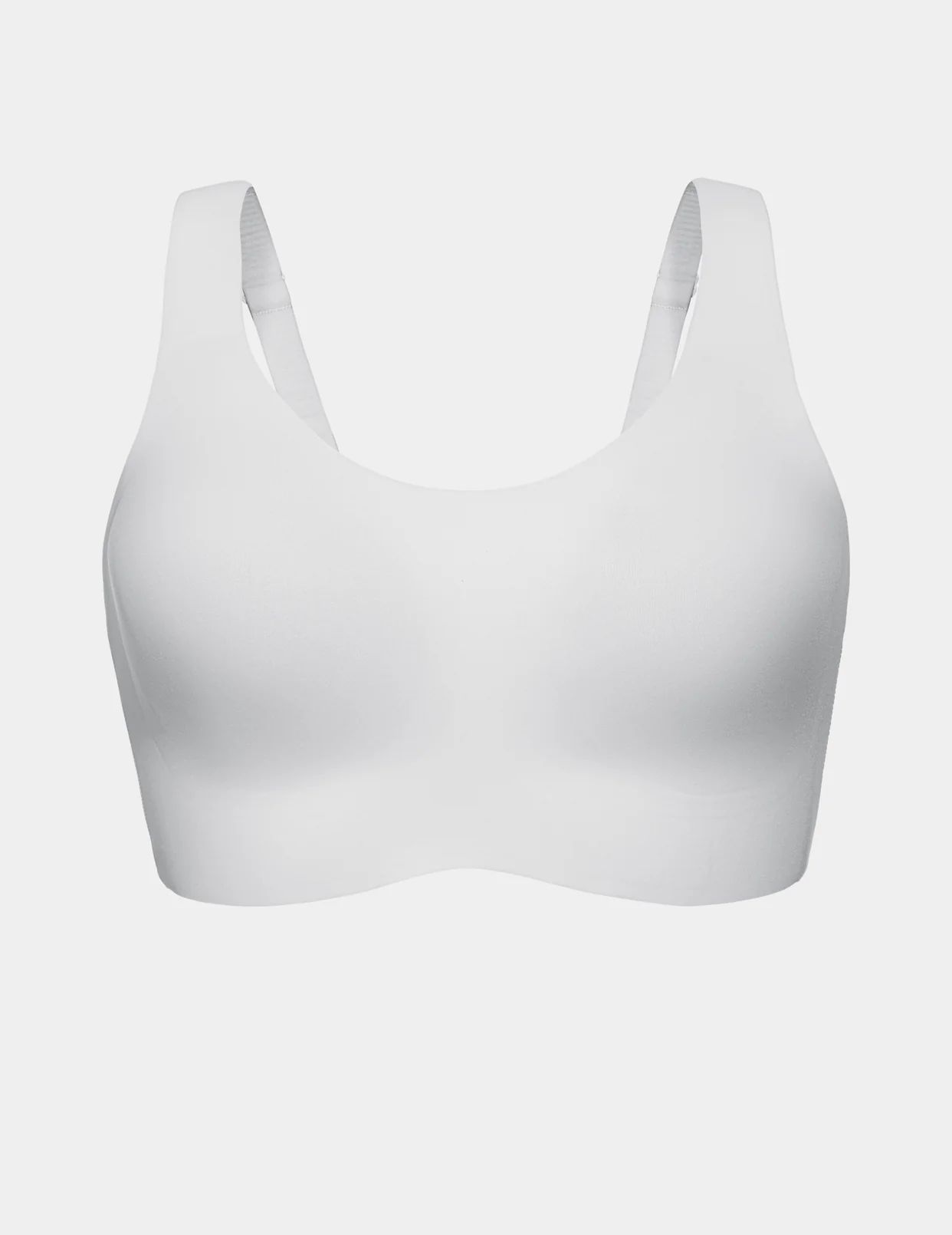 White Knix Revolution Adjustable Sports Bras | QWZKBG-416