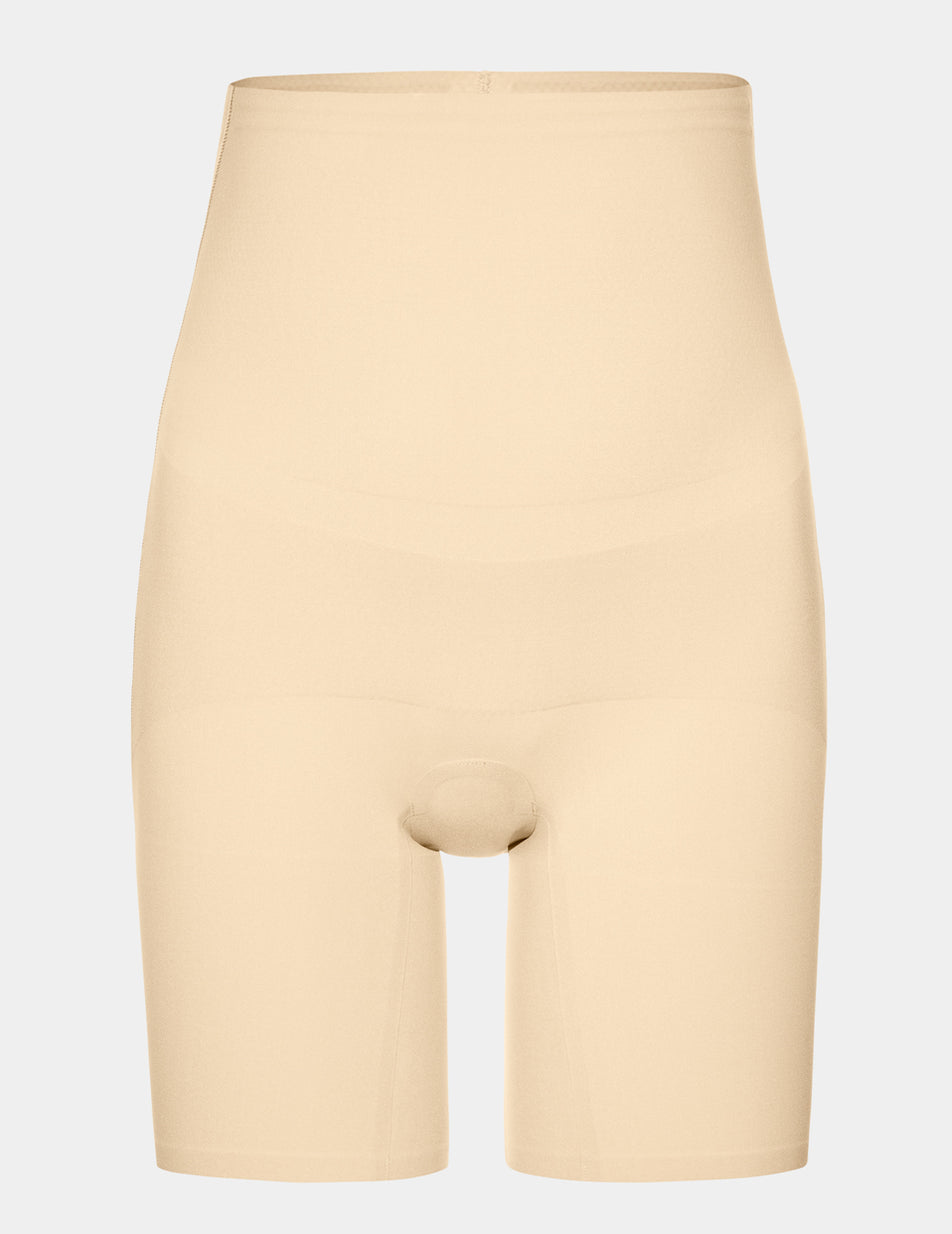 Yellow Knix High Rise Shaper Shorts | WFCSGX-418